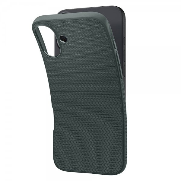 Spigen iPhone 16 Suojakuori Liquid Air Abyss Green