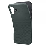 Spigen iPhone 16 Suojakuori Liquid Air Abyss Green