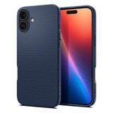 Spigen iPhone 16 -suojakuori Liquid Air Navy Blue