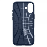 Spigen iPhone 16 -suojakuori Liquid Air Navy Blue