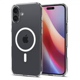 Spigen iPhone 16 Suojakuori Liquid Crystal MagFit Crystal Clear