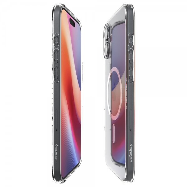 Spigen iPhone 16 Suojakuori Liquid Crystal MagFit Crystal Clear