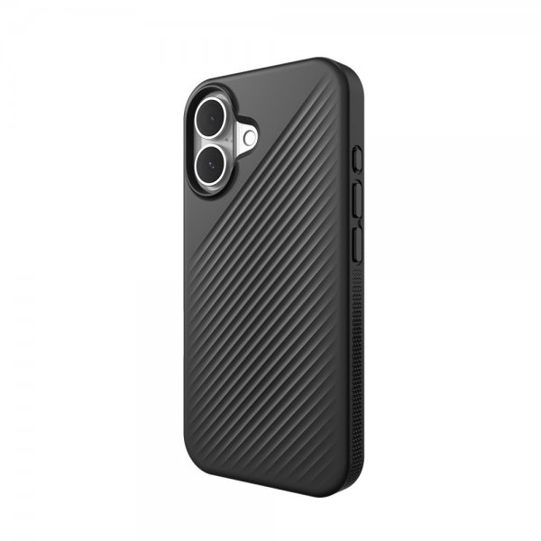 ZAGG iPhone 16 Luxe Snap -kuori, musta