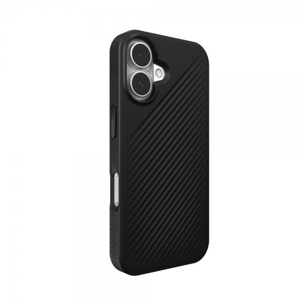 ZAGG iPhone 16 Luxe Snap -kuori, musta