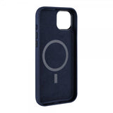 Kiinteä iPhone 16 -suojakuori MagLeather, sininen
