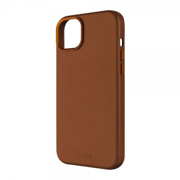 Kiinteä iPhone 16 Suojakuori MagLeather Ruskea