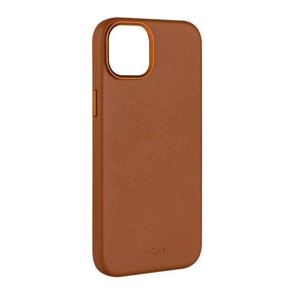 Kiinteä iPhone 16 Suojakuori MagLeather Ruskea
