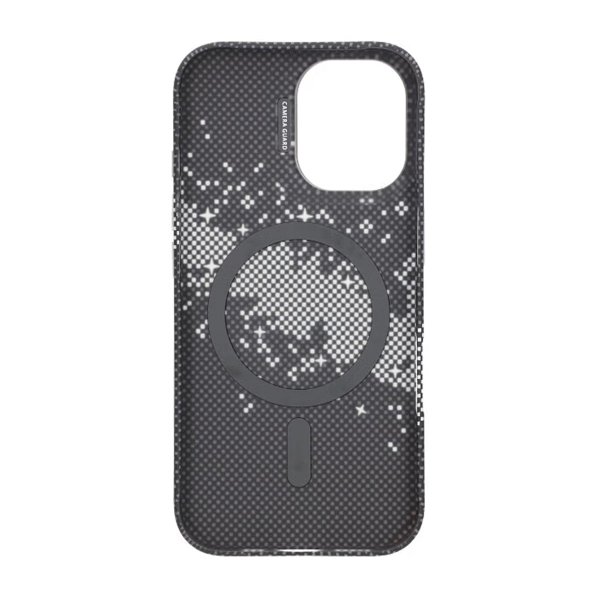 iPhone 16 -kuori, taitettava jalusta, MagSafe, musta