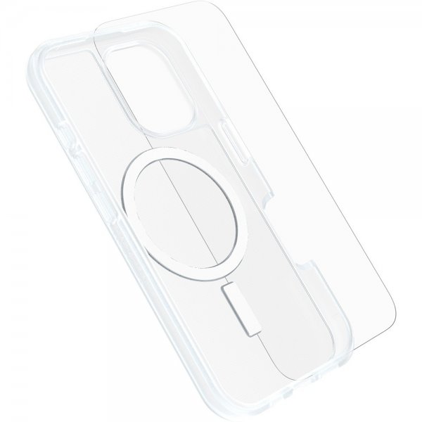 Otterbox iPhone 16 -suojakuori, jossa React MagSafe + Glass -näytönsuoja