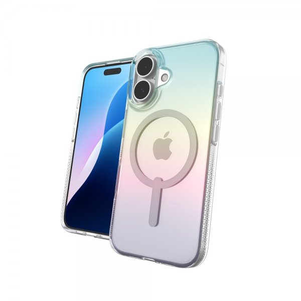 ZAGG iPhone 16 -suojakuori Milan Snap Iridescent