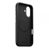 Nomad iPhone 16 Modern Leather Case -suojakuori, musta