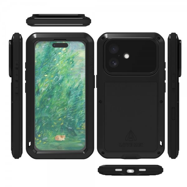 Love Mei iPhone 16 Suojakuori Powerful Case