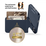 Dux Ducis iPhone 16 -kuori Rafi II Series MagSafe, sininen