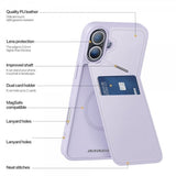 Dux Ducis iPhone 16 -suojakuori Rafi II Series MagSafe Liila
