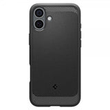 Spigen iPhone 16 -suojakuori Rugged Armor MagFit Matte Black