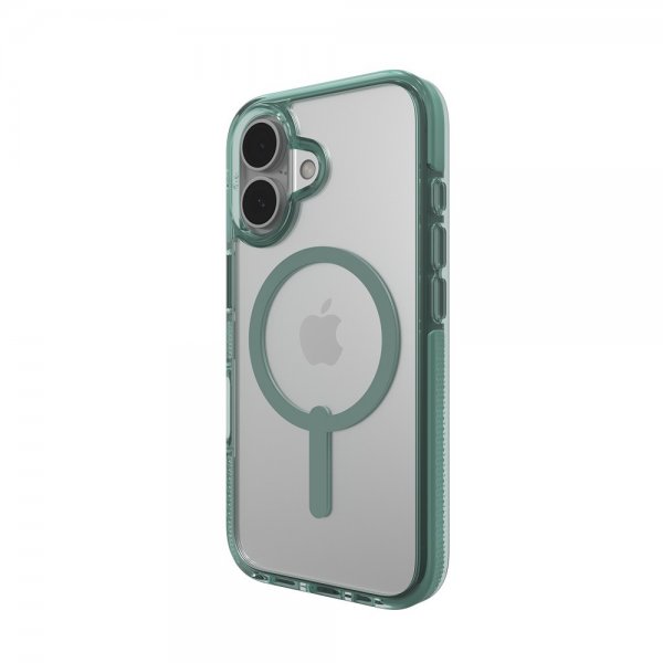 ZAGG iPhone 16 -suojakuori Santa Cruz Snap vihreä