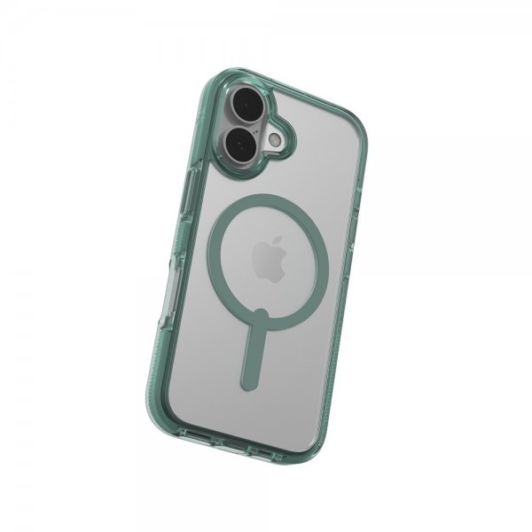 ZAGG iPhone 16 -suojakuori Santa Cruz Snap vihreä