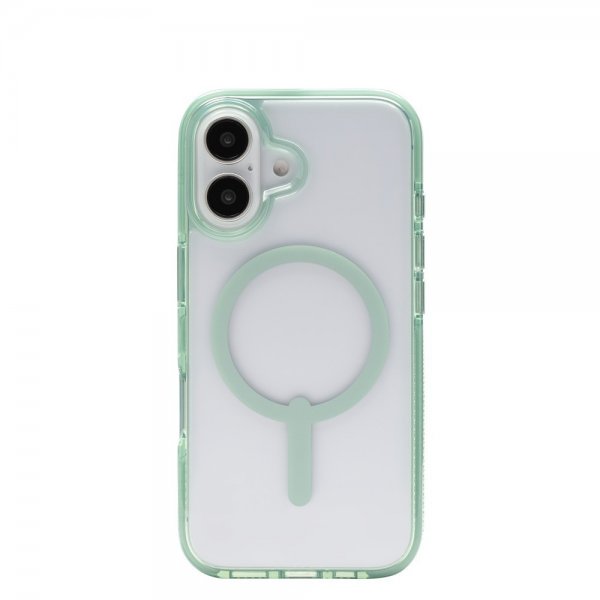 ZAGG iPhone 16 -suojakuori Santa Cruz Snap vihreä