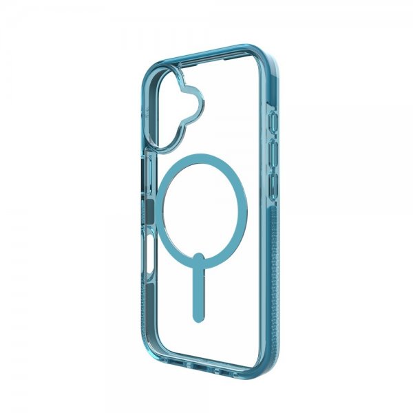 ZAGG iPhone 16 -suojakuori Santa Cruz Snap Retro Blue