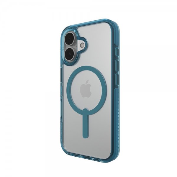 ZAGG iPhone 16 -suojakuori Santa Cruz Snap Retro Blue