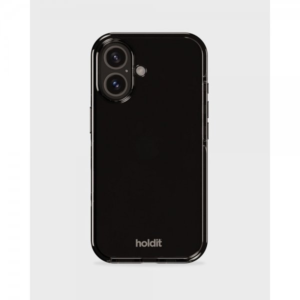 holdit iPhone 16 Suojakuori Seethru Musta