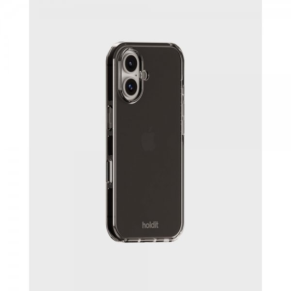 holdit iPhone 16 Suojakuori Seethru Musta