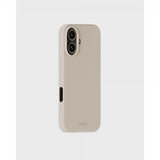 holdit iPhone 16 -silikonisuojakuori, vaaleanbeige