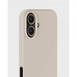 holdit iPhone 16 -silikonisuojakuori, vaaleanbeige