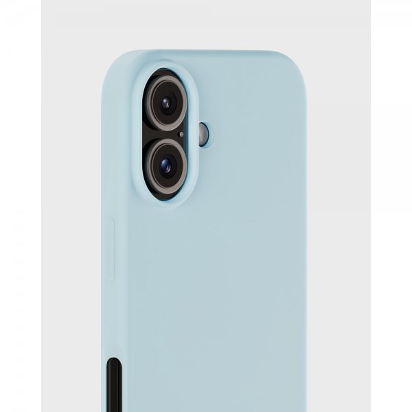 holdit iPhone 16 -silikonisuojakuori, Mineral Blue