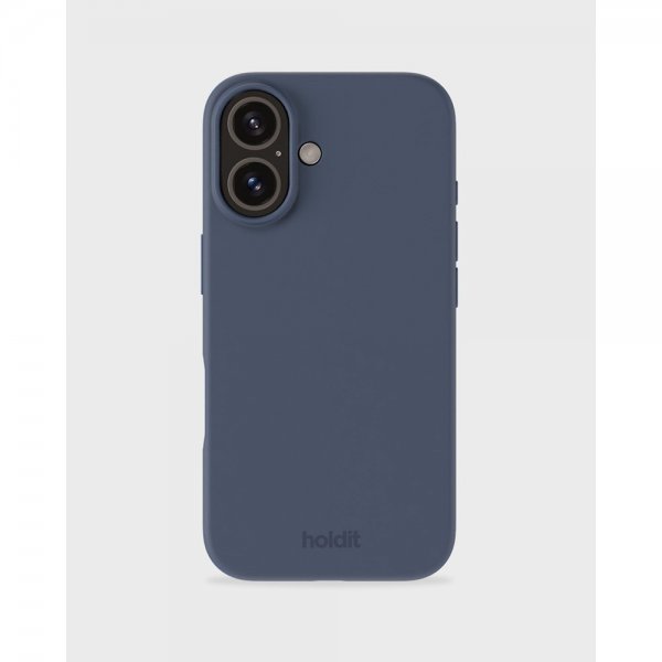 holdit iPhone 16 -silikonisuojakuori, Pacific Blue