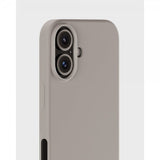 holdit iPhone 16 -silikonisuojakuori, Taupe