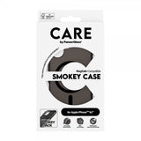 CARE by PanzerGlass iPhone 16 -suojakuori Smokey MagSafe, musta