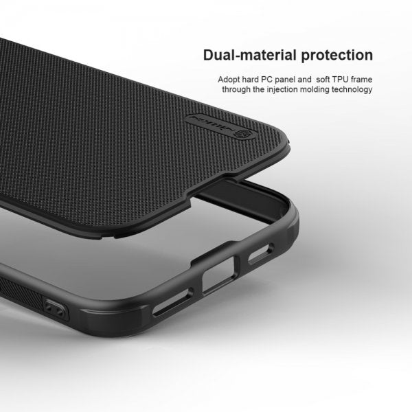 Nillkin iPhone 16 -suojakuori Super Frosted Shield Pro MagSafe, musta