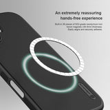 Nillkin iPhone 16 -suojakuori Super Frosted Shield Pro MagSafe, musta