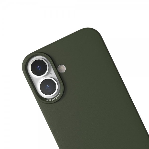 Nudient iPhone 16 Thin Case MagSafe Pine Green