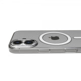 Nudient iPhone 16 -ohut suojakuori MagSafe, läpinäkyvä