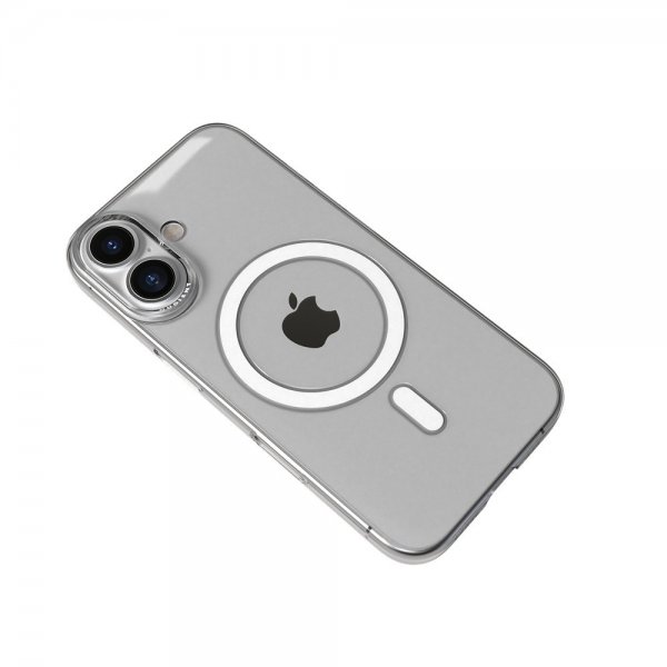 Nudient iPhone 16 -ohut suojakuori MagSafe, läpinäkyvä