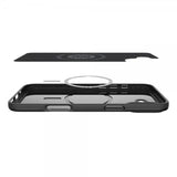 Spigen iPhone 16 -kuori Thin Fit MagFit musta