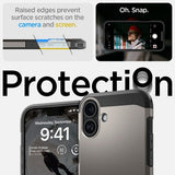 Spigen iPhone 16 Suojakuori Tough Armor MagFit Gunmetal