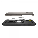 Spigen iPhone 16 Suojakuori Tough Armor MagFit Gunmetal