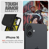 Spigen iPhone 16 Suojakuori Tough Armor MagFit Musta