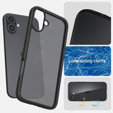 Spigen iPhone 16 -suojakuori Ultra Hybrid Frost Black