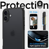 Spigen iPhone 16 -suojakuori Ultra Hybrid Frost Black