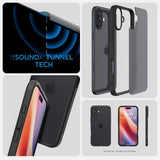Spigen iPhone 16 -suojakuori Ultra Hybrid Frost Black