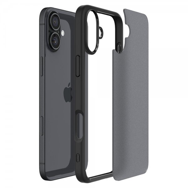 Spigen iPhone 16 -suojakuori Ultra Hybrid Frost Black