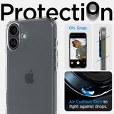 Spigen iPhone 16 Suojakuori Ultra Hybrid Frost Clear