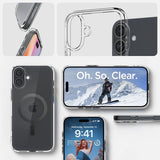 Spigen iPhone 16 -suojakuori Ultra Hybrid MagFit Carbon Fiber