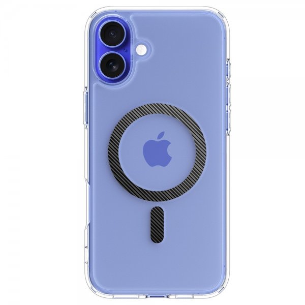 Spigen iPhone 16 -suojakuori Ultra Hybrid MagFit Carbon Fiber