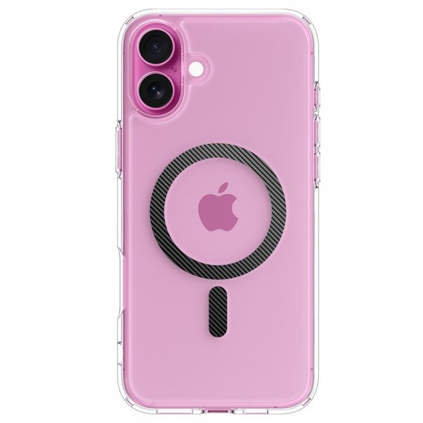 Spigen iPhone 16 -suojakuori Ultra Hybrid MagFit Carbon Fiber