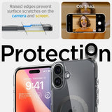 Spigen iPhone 16 -suojakuori Ultra Hybrid MagFit Carbon Fiber
